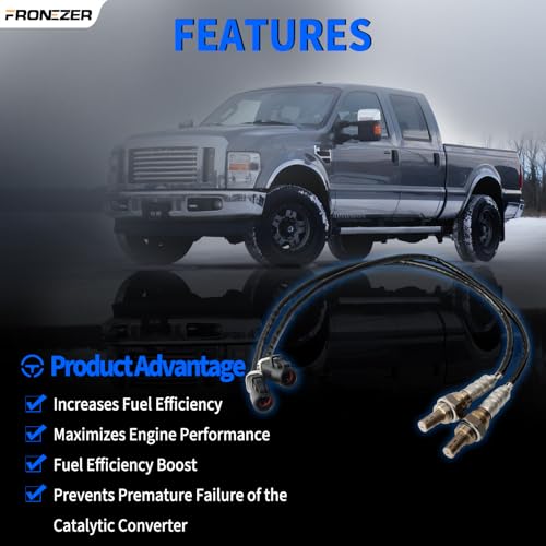 FRONEZER 2PCS Oxygen Sensor Upstream Downstream O2 Sensor Compatible with Ford F150 F250 Ranger Expedition Explorer Escape, Mazda Tribute, Lincoln & More Replace# 15716,15717,15718, 15719,ZZC318861 - Image 4