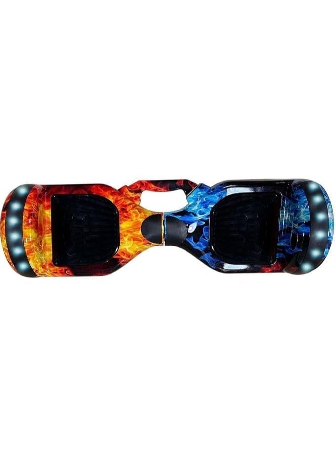 Smart Self Balancing Hoverboard Scooter | 250W Motor with 5 to 12 KM H Speed and 8 to 15 KM Range | Bluetooth Speaker and LED Light Wheels | Heavy Duty Aluminum Frame 100KG Capacity Multicolor - Image 1