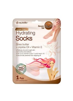 Hydrating Foot Masks (Socks 6pk) for foot cracked and dry heel to toe and callus Spa Masks - Shea butter + Jojoba Oil + Vitamin E Moisturize, Mothers Day GIfts