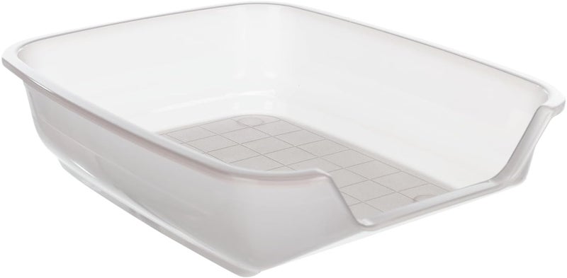 Trixie Junior Nuno Cat Litter Tray, Recycled, Plastic, 28 × 9 × 36 cm, Small Animal Home Ensures Ease of Cleaning and Hygiene Maintenance (Color May Vary) - Image 2