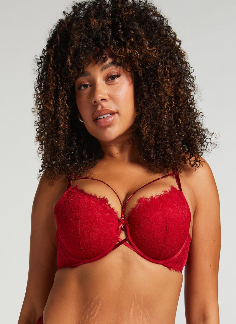 hunkemoller Cut Out Lace Bra - Image 1