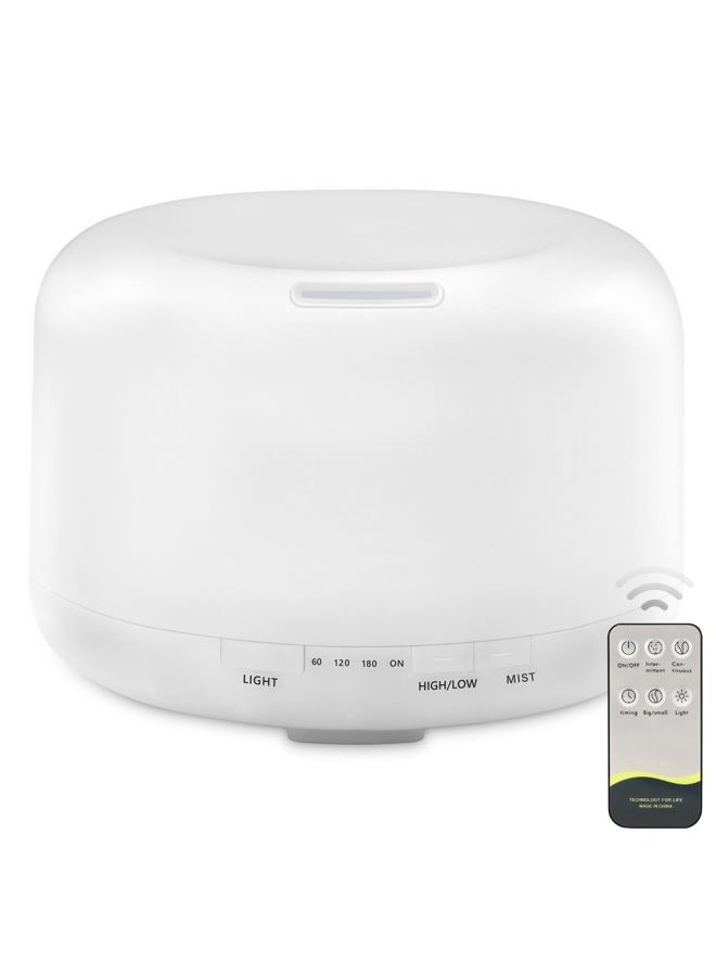 SACATR Oil Diffuser, 500ml Essential Oil Diffusers, Aromatherapy Diffuser with 2 Mist Mode 4 Timers＆7 Ambient Light Waterless Auto Off, Diffusers Large Room Home Office - Image 1