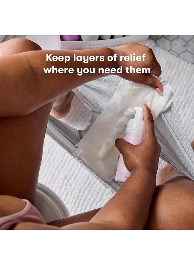 Frida Mom Women's Postpartum Underwear, Disposable Boyshort Underwear, Seamless with Stretchy Support, Postpartum Essentials, Size Petite (Waist 23"-34" Stretched), 8 Count Feminine Care, Grey - Image 4