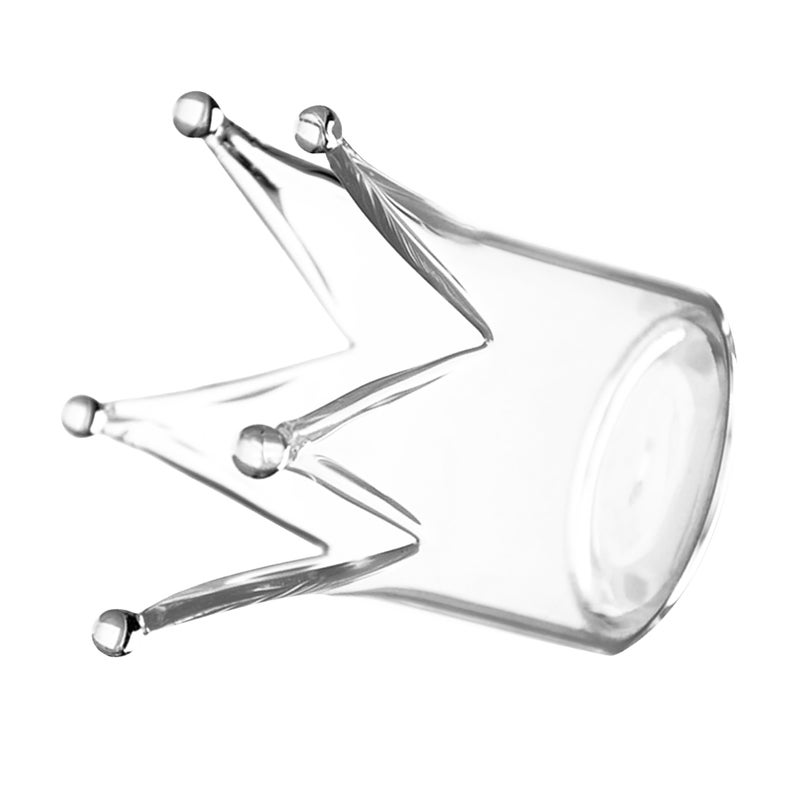 1pc Shaped Candlestick Glass Candle Holder Home Decoration - Image 1