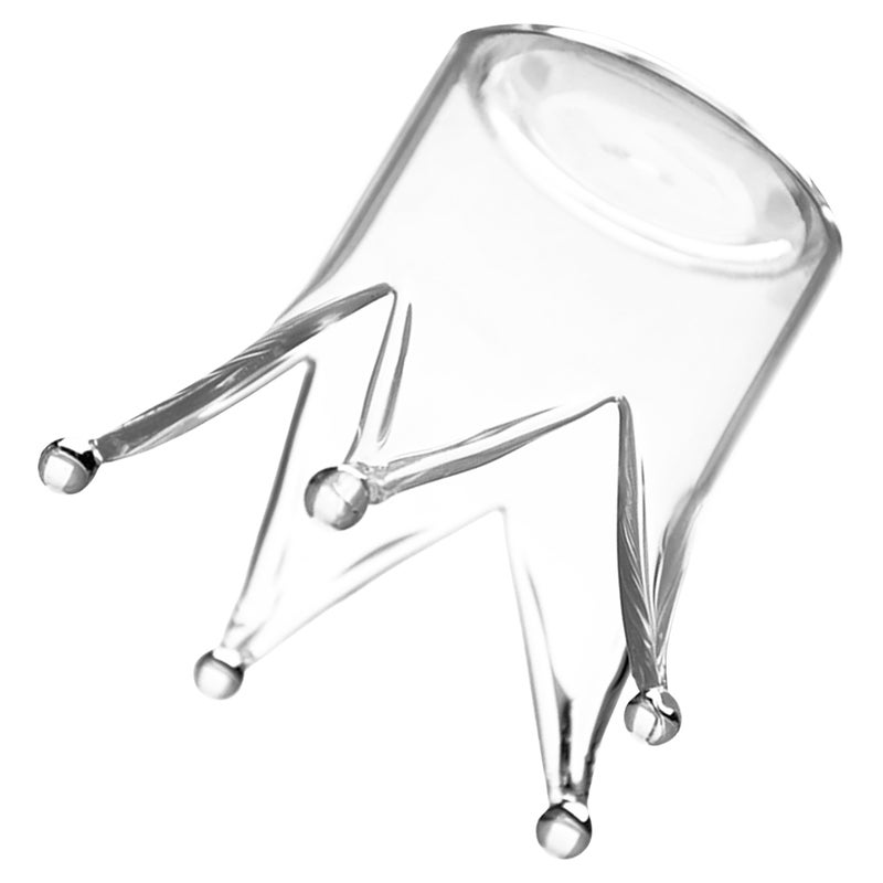 1pc Shaped Candlestick Glass Candle Holder Home Decoration - Image 3