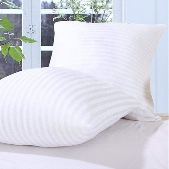 FILLER SOFT CUSHION WHITE STAIN 24X24INCHES SET OF 2