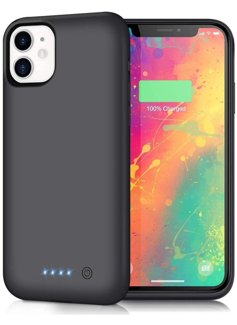 ELTRAZONE Battery Case for iPhone 11, Newest [4500mAh] Portable Charging Case Rechargeable External Battery Pack Protective Extended Battery Backup Charger Case for iPhone 11 (6.1 inch) - Image 1
