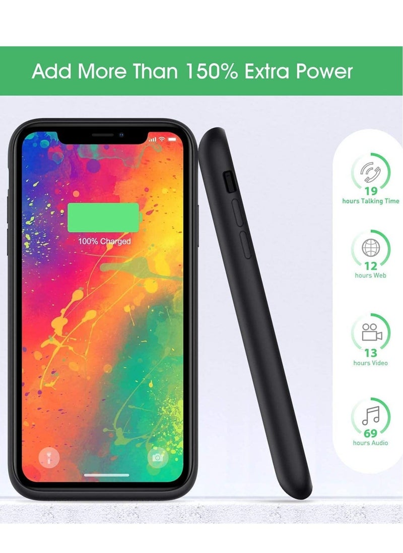ELTRAZONE Battery Case for iPhone 11, Newest [4500mAh] Portable Charging Case Rechargeable External Battery Pack Protective Extended Battery Backup Charger Case for iPhone 11 (6.1 inch) - Image 3