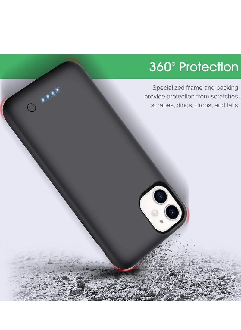 ELTRAZONE Battery Case for iPhone 11, Newest [4500mAh] Portable Charging Case Rechargeable External Battery Pack Protective Extended Battery Backup Charger Case for iPhone 11 (6.1 inch) - Image 5