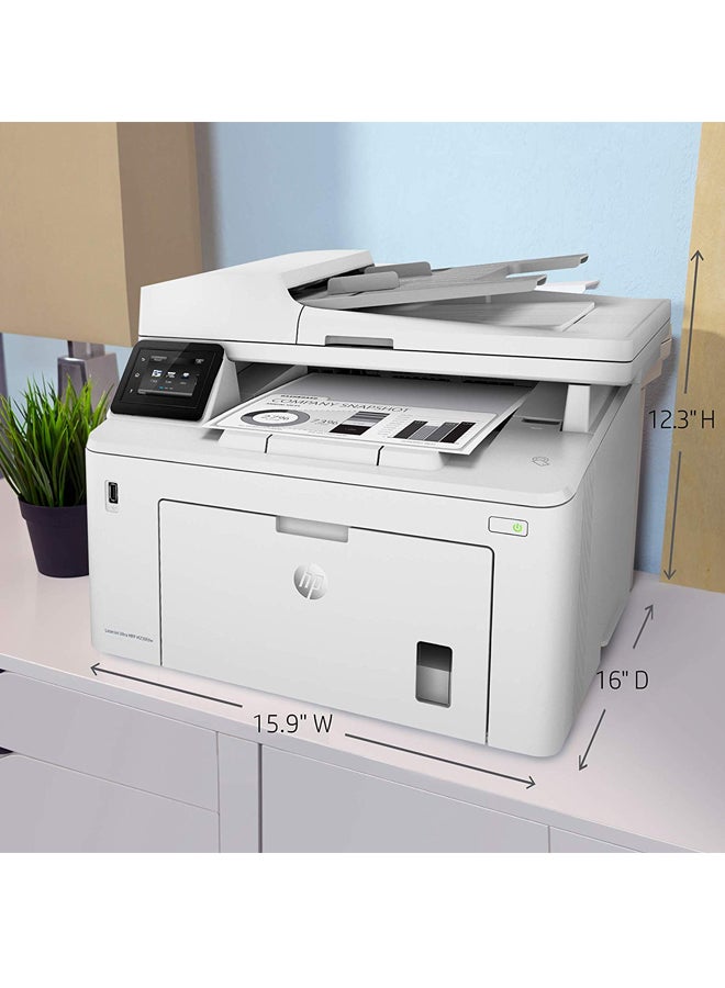 HP Printer Laserjet Pro M227Fdw 15.9x16x12.3inch White - Image 5