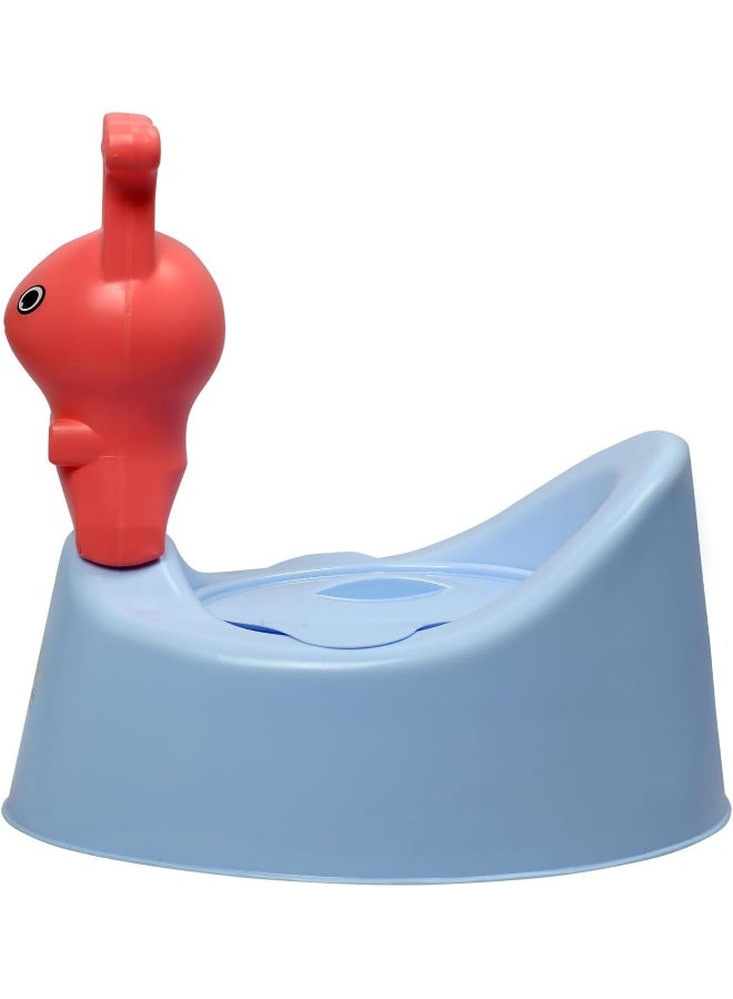 ESQUBE Esqube Baby Potty Seat with Rabbit Toy, Light Blue  - Image 4
