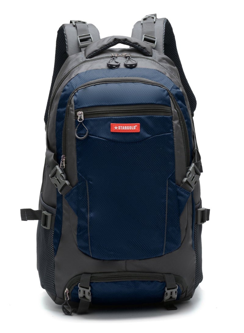 Stargold Single Hardside Spinner ABS Trolley Luggage With Number Lock 20 Inches & 22 Inch Hiking Campaign Bag & Travel Sports Backpack Bundle - Image 3