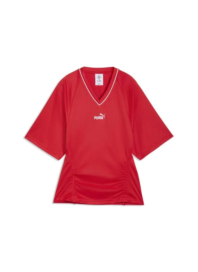 Puma For All Time Red FUTURE.PUMA.ARCHIVE Slim Football Jersey Women for Women | Best Price UAE