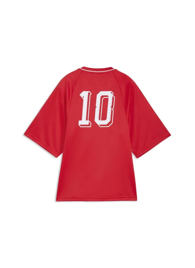 Puma For All Time Red FUTURE.PUMA.ARCHIVE Slim Football Jersey Women for Women | Best Price UAE