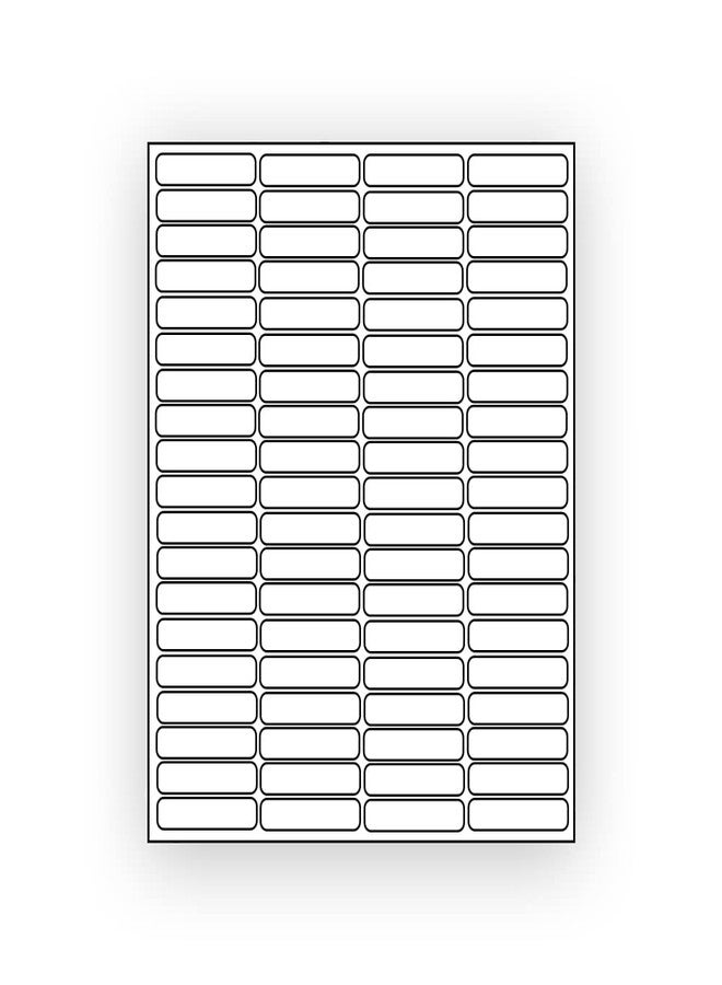 EcoSwift 8000 EcoSwift Shipping Labels 1 3/4 x 1/2 inches Mailing Address Return Inventory Blank White Self Adhesive for Laser Inkjet Printer 1.75 x 0.5 - Image 3