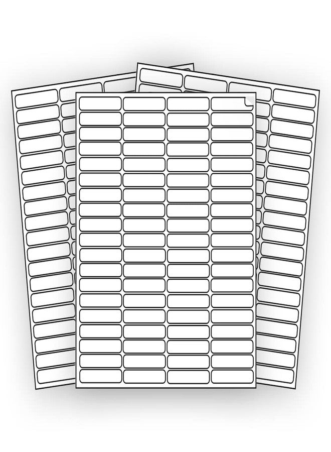 EcoSwift 8000 EcoSwift Shipping Labels 1 3/4 x 1/2 inches Mailing Address Return Inventory Blank White Self Adhesive for Laser Inkjet Printer 1.75 x 0.5 - Image 1
