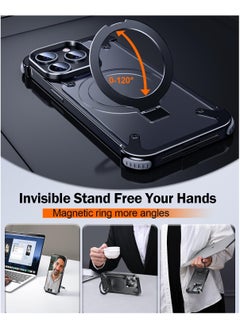 Generic Metal Phone Case for iPhone 13 Pro Max Black with Phone Screen Protector  - Image 4