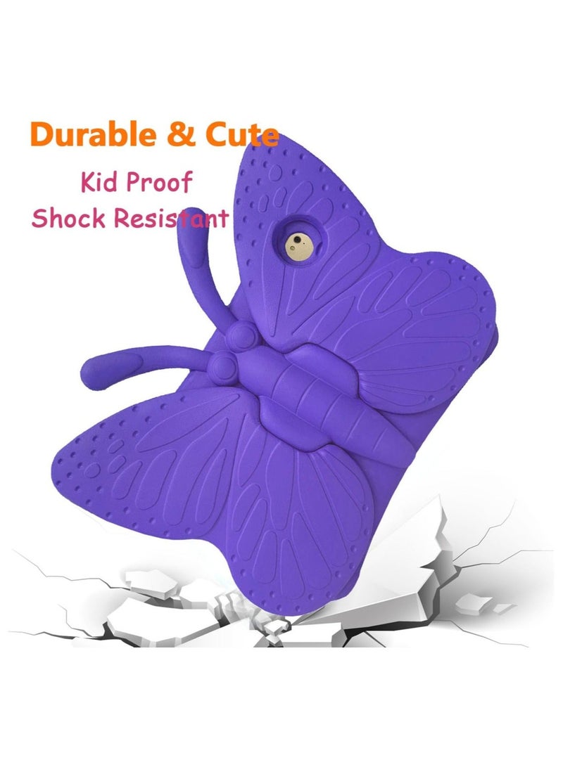 Raxoom iPad 6th Generation Case for Kids iPad 9.7 inch Case Light Weight Shockproof EVA Foam Protective Tablet Stand Cover Holder for Apple iPad Air/Air 2 iPad 9.7 2017 2018 Cute Butterfly - Image 4