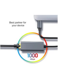 موسل موسيل ادابتر يو اس بي نوع سي إلى جيجابت RJ45  - Image 4
