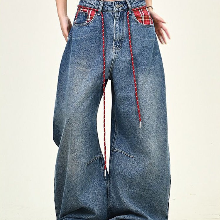 Unisex Casual Daily Denim Jeans - Image 2