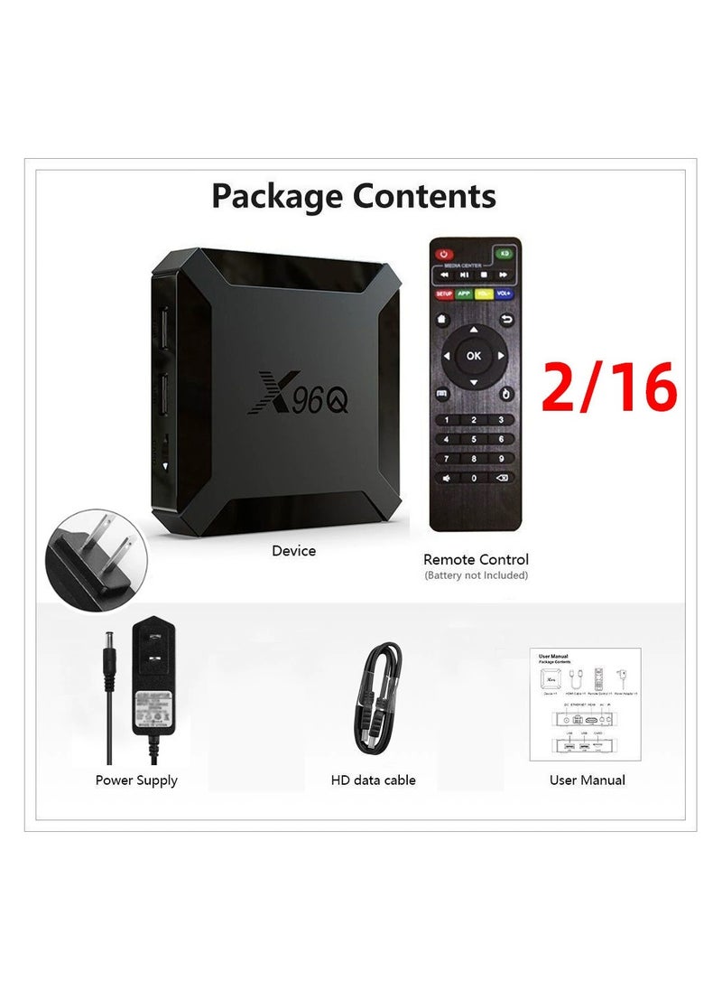 X96 Android 10 Allwinner H313 Quad Core TV Box X96Q 2GB+16GB  - Image 1