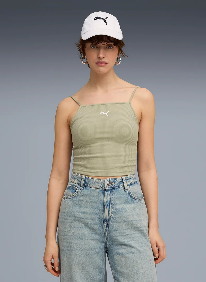 PUMA Wardrobe Essential Ribbed Tank