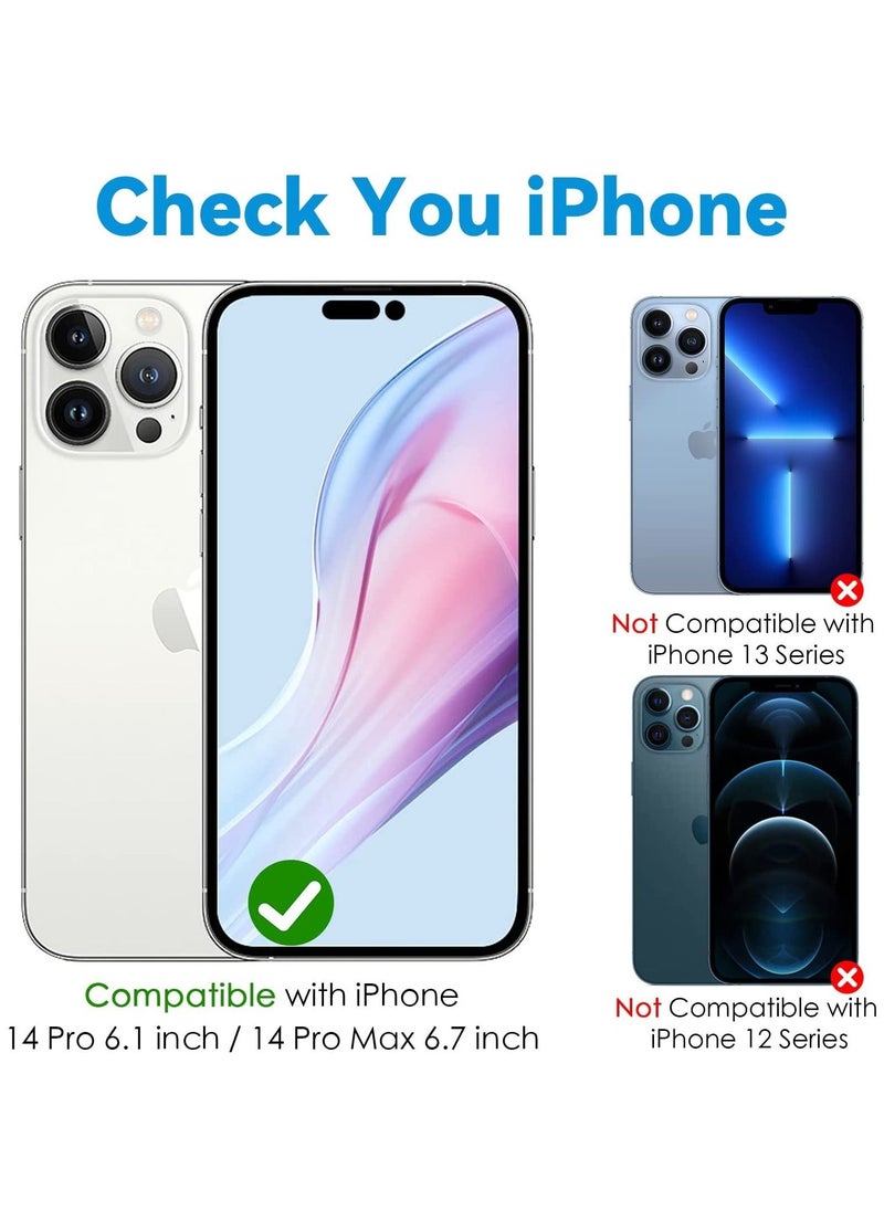 Raxoom Camera Lens Protector for iPhone 14 Pro (6.1 inch) and iPhone 14 Pro Max (6.7 inch), 9H Tempered Glass Metal Ring Camera Cover Film [Case Friendly Anti-Scratch High Definition], Gold - Image 2