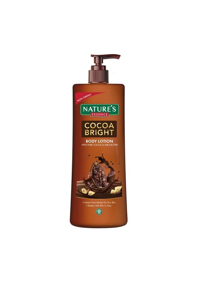 Nature's Essence Cocoa Bright Body Lotion with Pure Cocoa & Shea Butter, 400ml