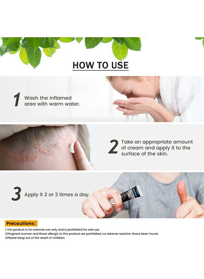 سوميفون كريم التهاب الجلد الدهني - كريم للعناية بفروة الرأس ، كريم لفروة الرأس المعرضة لالتهاب الجريبات ، التهاب الجلد ، قشرة الرأس ، العث ، حكة وفروة الرأس ، يعالج قشرة الرأس والتهاب الجلد الدهني - Image 5