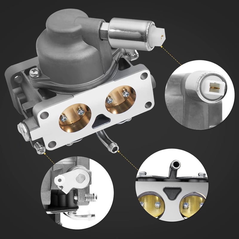TEMSONE 796227 Carburetor with Gasket Kit for Briggs & Stratton V-Twin Engine - Image 3