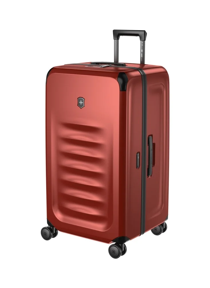 Victorinox Spectra 3.0 Large Trunk 76cm Hardside 4 Double Wheel Expandable Check-In Luggage Trolley Red