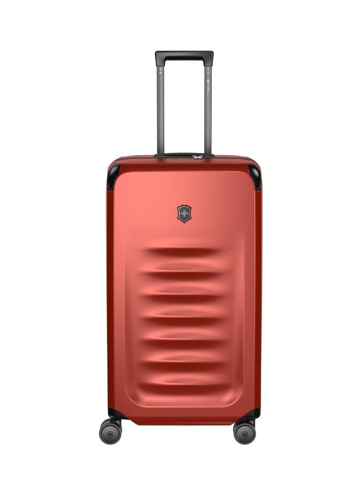 Spectra 3.0 Large Trunk 76cm Hardside 4 Double Wheel Expandable Check-In Luggage Trolley Red