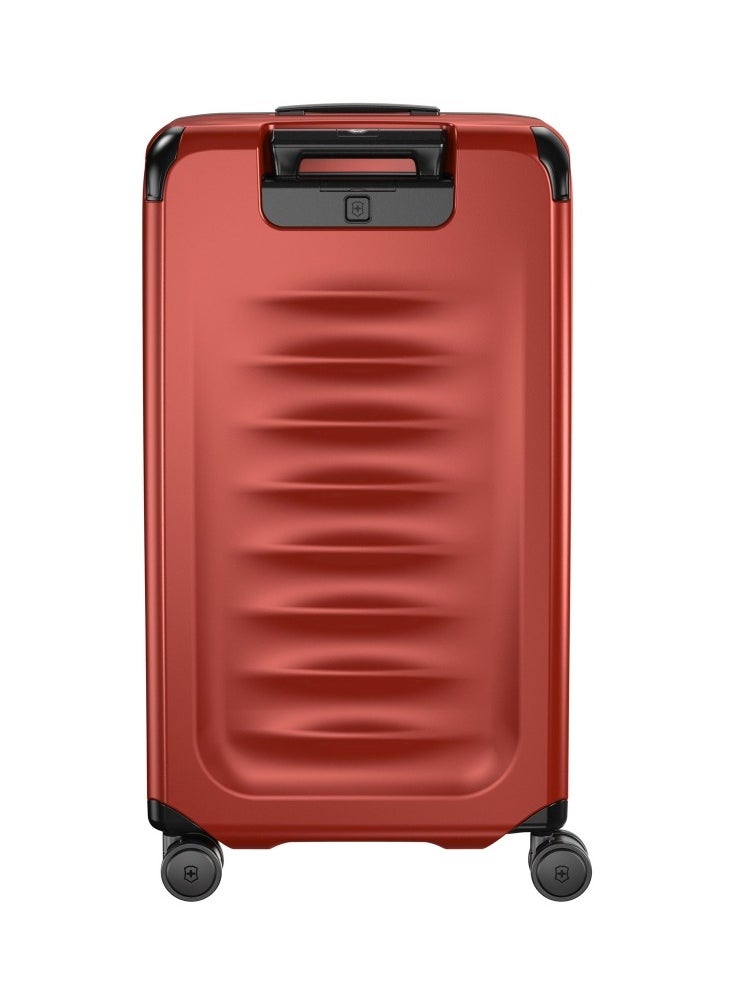 Spectra 3.0 Large Trunk 76cm Hardside 4 Double Wheel Expandable Check-In Luggage Trolley Red