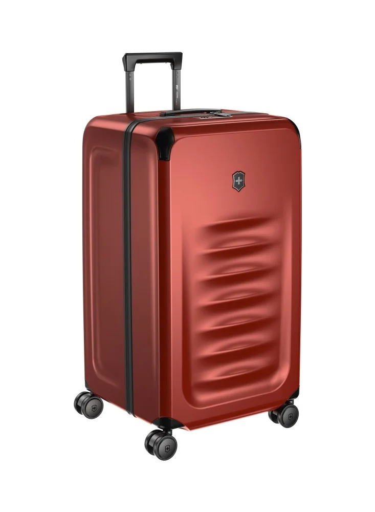 Victorinox Spectra 3.0 Large Trunk 76cm Hardside 4 Double Wheel Expandable Check-In Luggage Trolley Red
