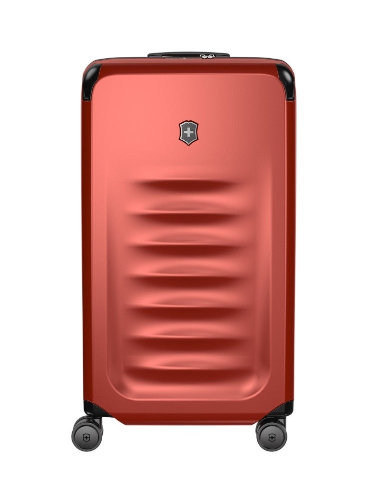 Spectra 3.0 Large Trunk 76cm Hardside 4 Double Wheel Expandable Check-In Luggage Trolley Red