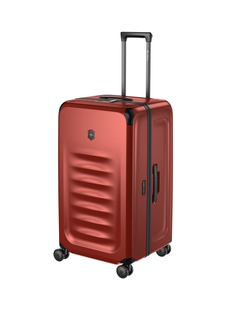 Spectra 3.0 Large Trunk 76cm Hardside 4 Double Wheel Expandable Check-In Luggage Trolley Red
