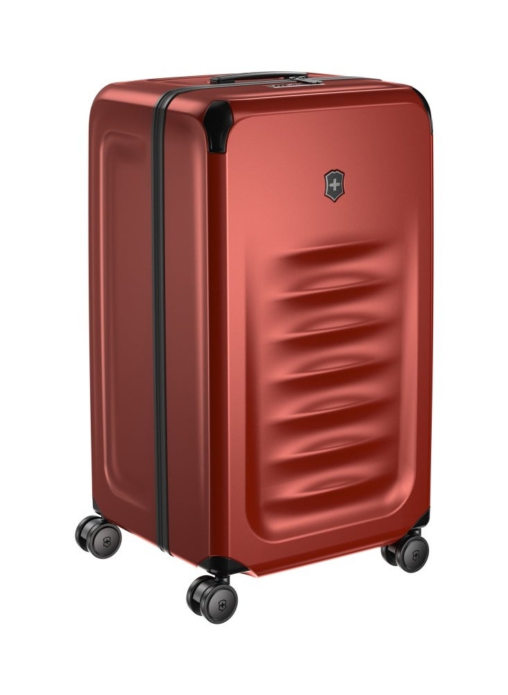 Spectra 3.0 Large Trunk 76cm Hardside 4 Double Wheel Expandable Check-In Luggage Trolley Red