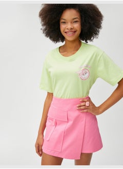 KOTON Cotton Skort Big Pocket Detail  - Image 2