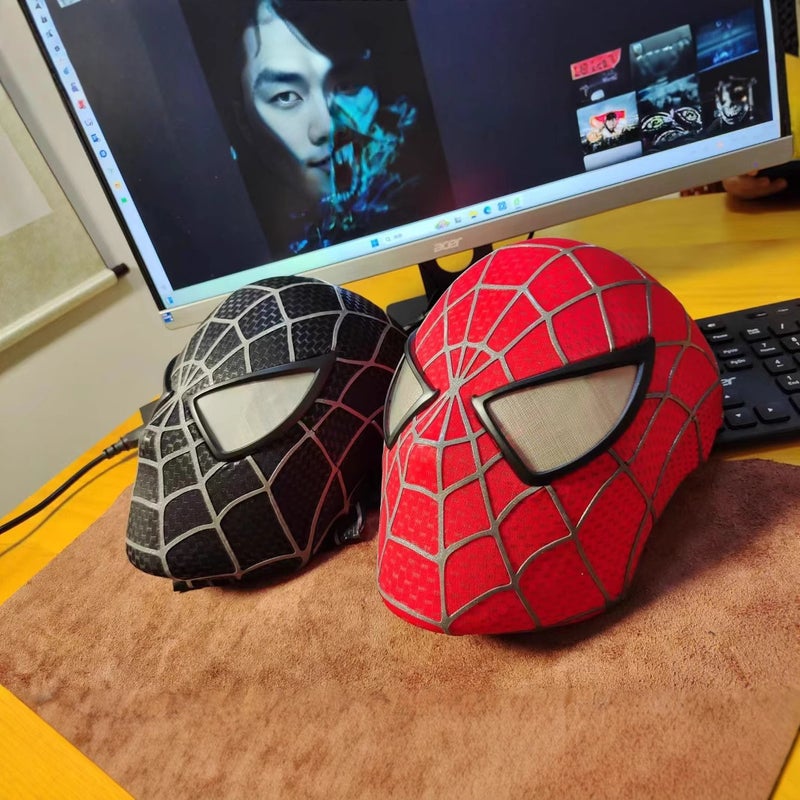 Handmade Toby Maguire Spider-Man Mask - Image 1