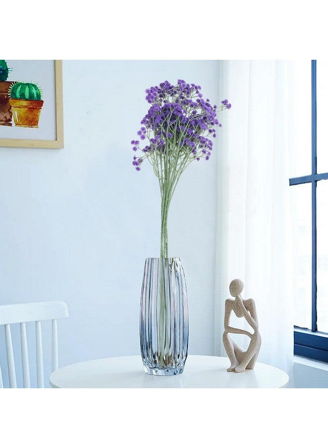 HOMEVERSE 05Pcs Baby Breath/Gypsophila Artificial Fake Silk Plants Wedding Party Decoration Real Touch Flowers DIY Home Garden(Purple-05 pcs) - Image 1