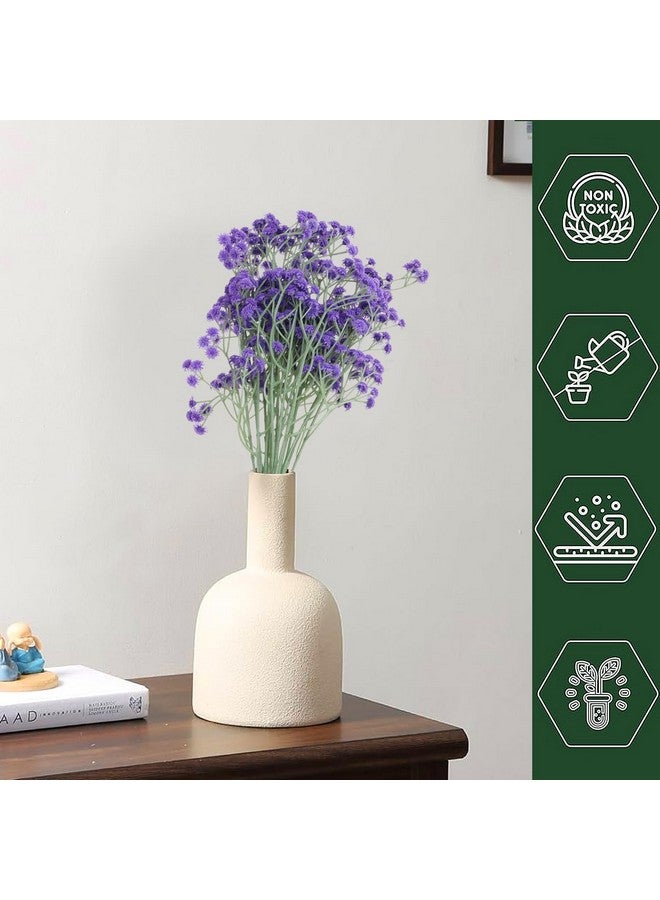 HOMEVERSE 05Pcs Baby Breath/Gypsophila Artificial Fake Silk Plants Wedding Party Decoration Real Touch Flowers DIY Home Garden(Purple-05 pcs) - Image 2