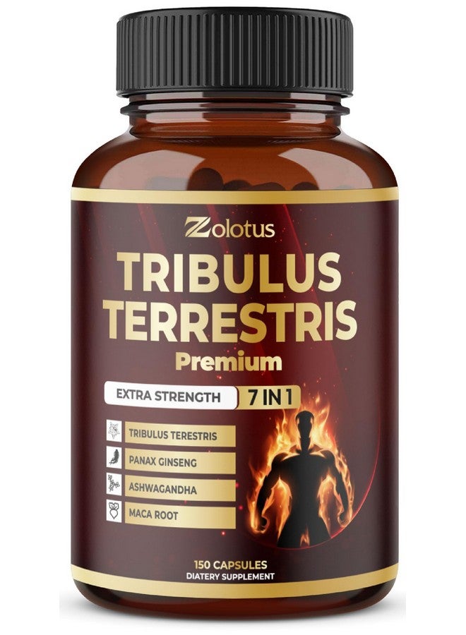 Zolotus Tribulus Terrestris Supplement for Men & Women, 5-Month Supply with Ashwagandha, Panax Ginseng, Saw Palmetto, Maca, Shilajit, 150 Count  - Image 1