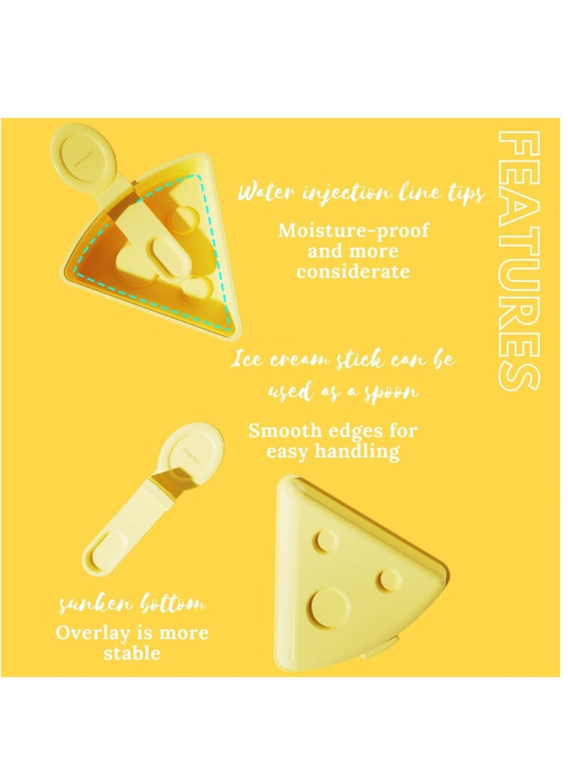 SOLARAE Popsicle Mould Set, 6 Cheese Popsicle Maker, Reusable Ice Cream Moulds, Tolder Babies and Homemade Popsicle - Image 3