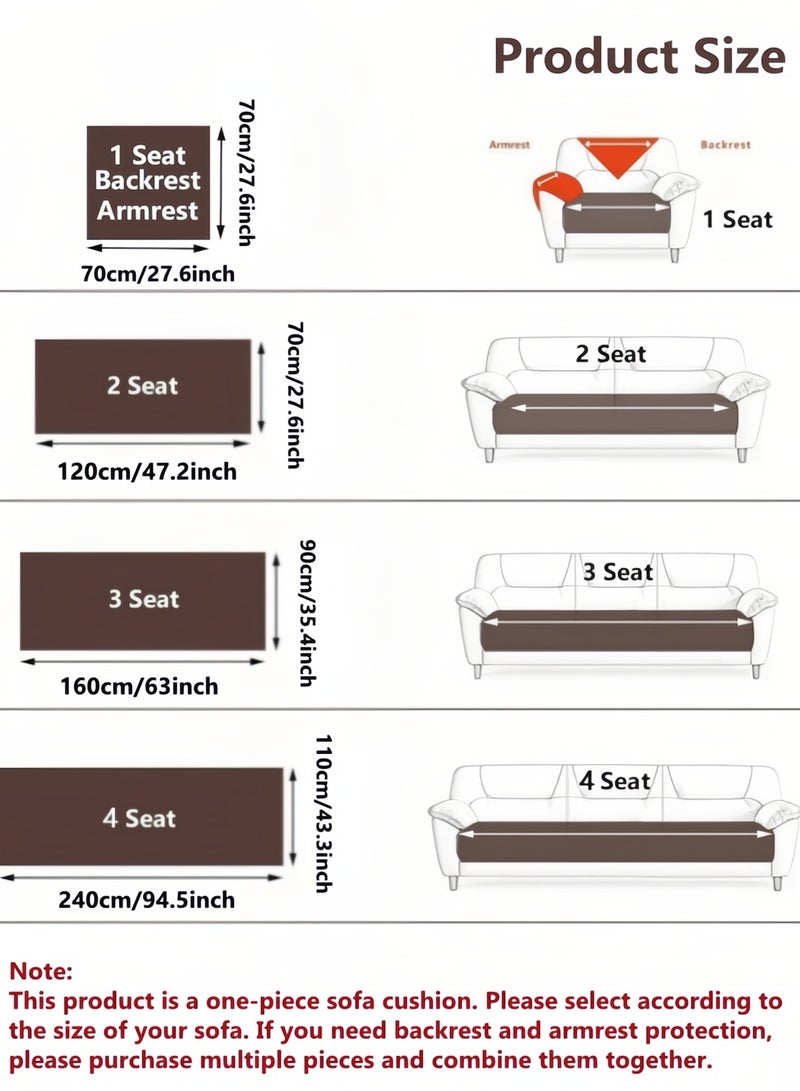 Optico Boho Sofa Cover, 1-Piece Sofa Slipcover Non Slip Couch Cover Modern Sofa Cushion Sofa Cover Towel Washable for Kids Children Pets Dog Cat Furniture Protector - Image 2