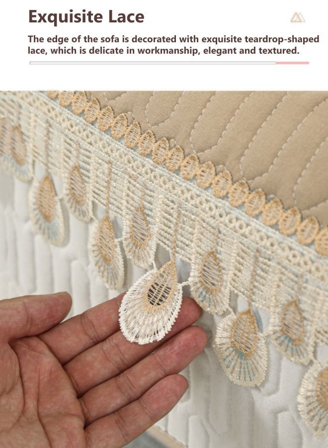 Optico Boho Sofa Cover, 1-Piece Sofa Slipcover Non Slip Couch Cover Modern Sofa Cushion Sofa Cover Towel Washable for Kids Children Pets Dog Cat Furniture Protector - Image 5