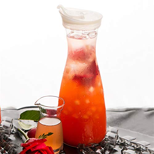 THW® 1.5 LiterPolycarbonate Decanter Bottle | Unbreakable & Lightweight Carafe For Water, Juice, Wine | Dishwasher Safe, Food-Grade, Durable Lid, Safe Drinking Design (Not Glass) - Image 1