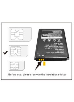 FLOWING Portable Wireless Modem, Wireless Wi-Fi router Range Extender, 150Mbps 2100mAh Mobile Pocket WiFi Router with SIM Card Slot 4G/5G Wireless Router  - Image 3
