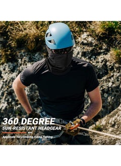 Generic Cycling Face Mask Motorcycle Cycling Ski Mask UV Protection Helmet Liner Windproof Outdoor Headwear Men Women Sunscreen Dustproof Comfortable Skin-Friendly and Breathable  - Image 2