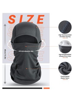 Generic Cycling Face Mask Motorcycle Cycling Ski Mask UV Protection Helmet Liner Windproof Outdoor Headwear Men Women Sunscreen Dustproof Comfortable Skin-Friendly and Breathable  - Image 4
