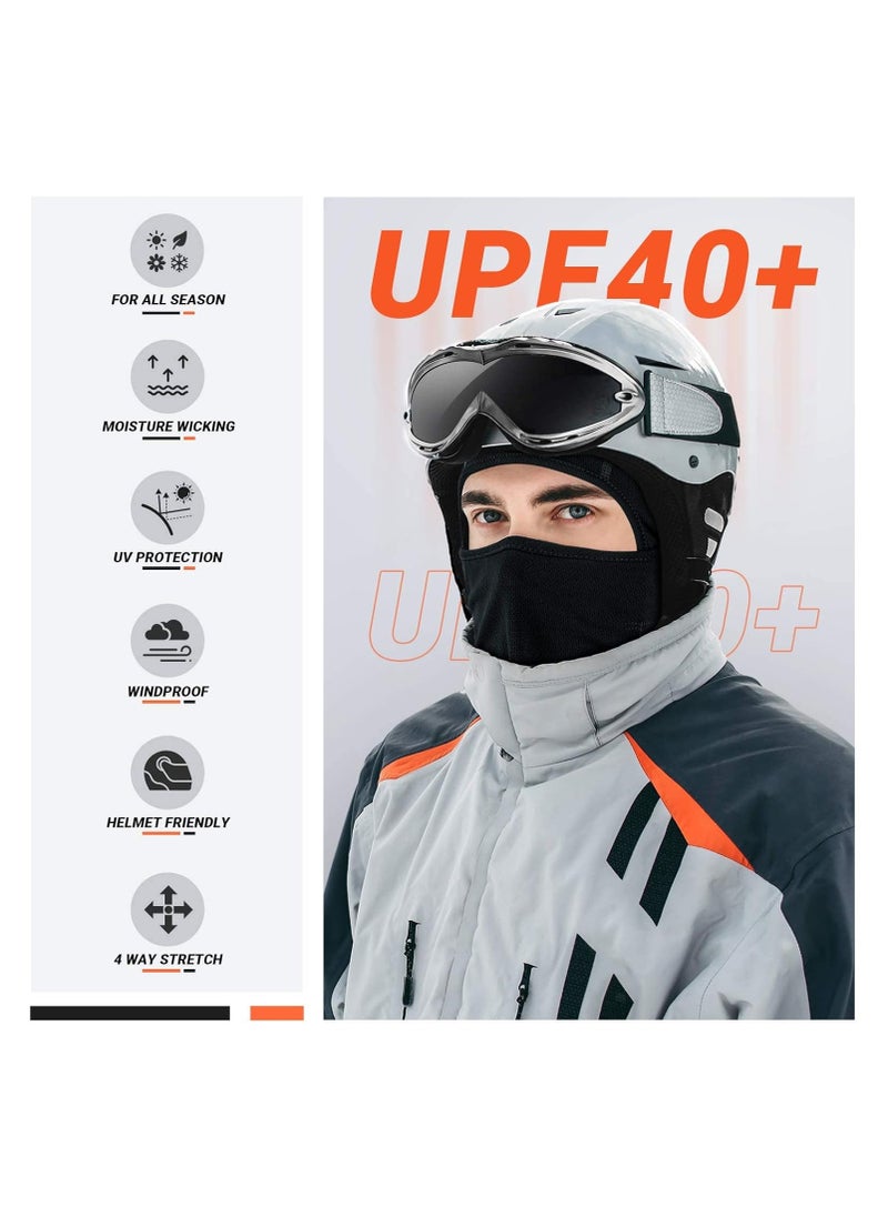 Generic - Cycling Face Mask Motorcycle Cycling Ski Mask UV Protection Helmet Liner Windproof Outdoor Headwear Men Women Sunscreen Dustproof Comfortable Skin-Friendly and Breathable - Image 1